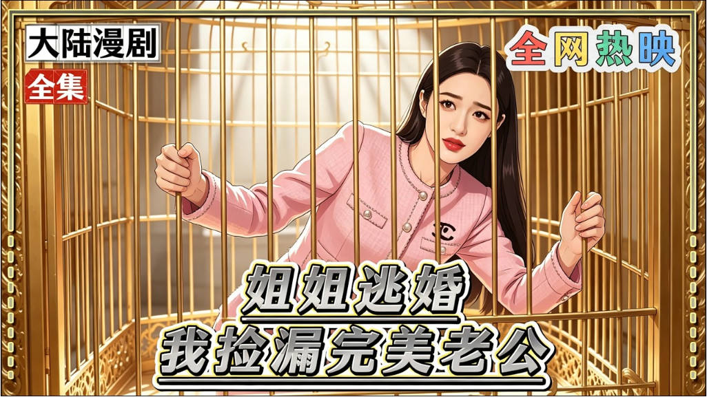 姐姐逃婚我捡漏完美老公   Ai漫剧封面图