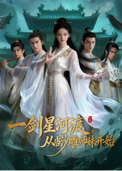 一剑星河渡从当沙雕师妹开始  Ai漫剧封面图