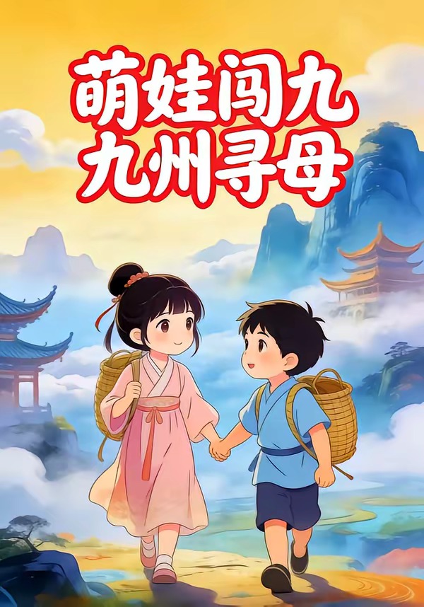 萌娃闯九州寻母   Ai漫剧封面图