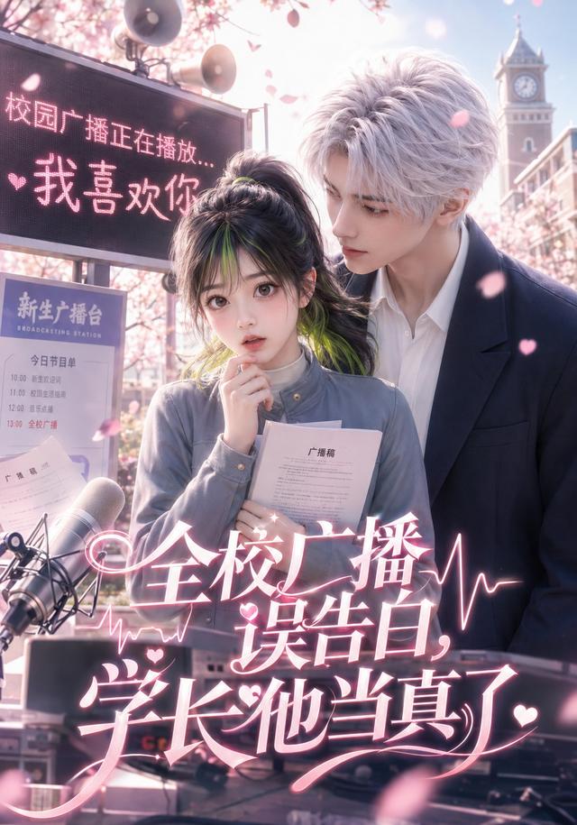 全校广播误告白，学长他当真了封面图