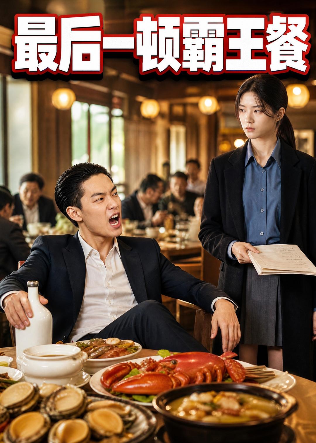 最后一顿霸王餐AI短剧封面图