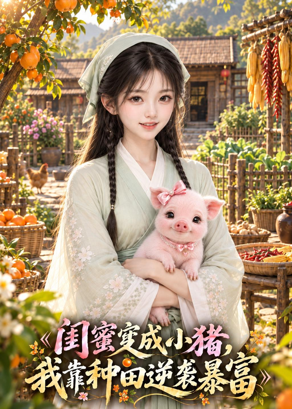 闺蜜变成小猪，我靠种田逆袭暴富封面图