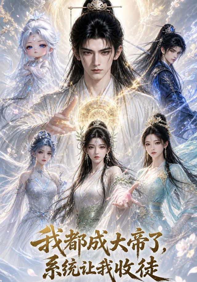 我都成大帝了,系统让我收徒AI短剧封面图