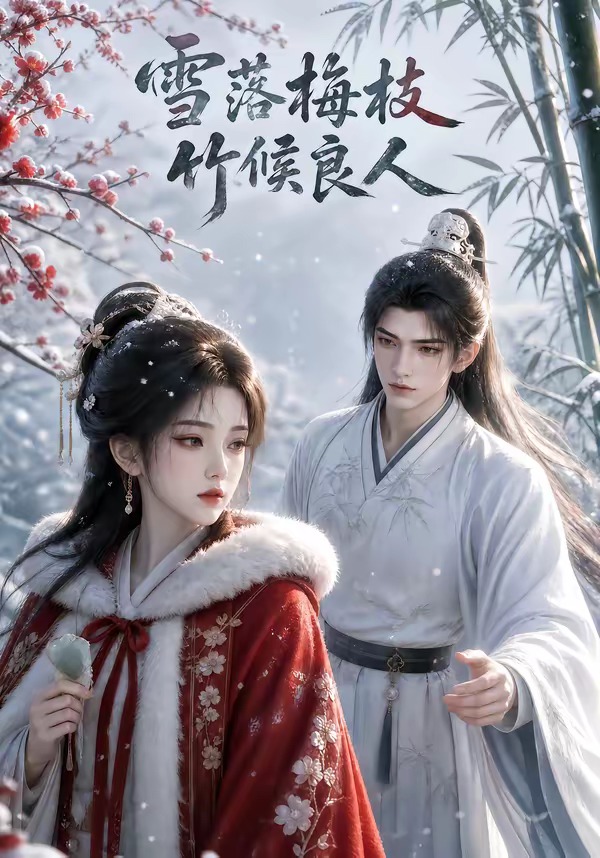 雪落梅枝,竹候良人封面图